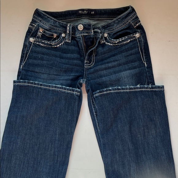 Miss Me Dark Blue Boot Cut Jeans - Picture 3 of 4